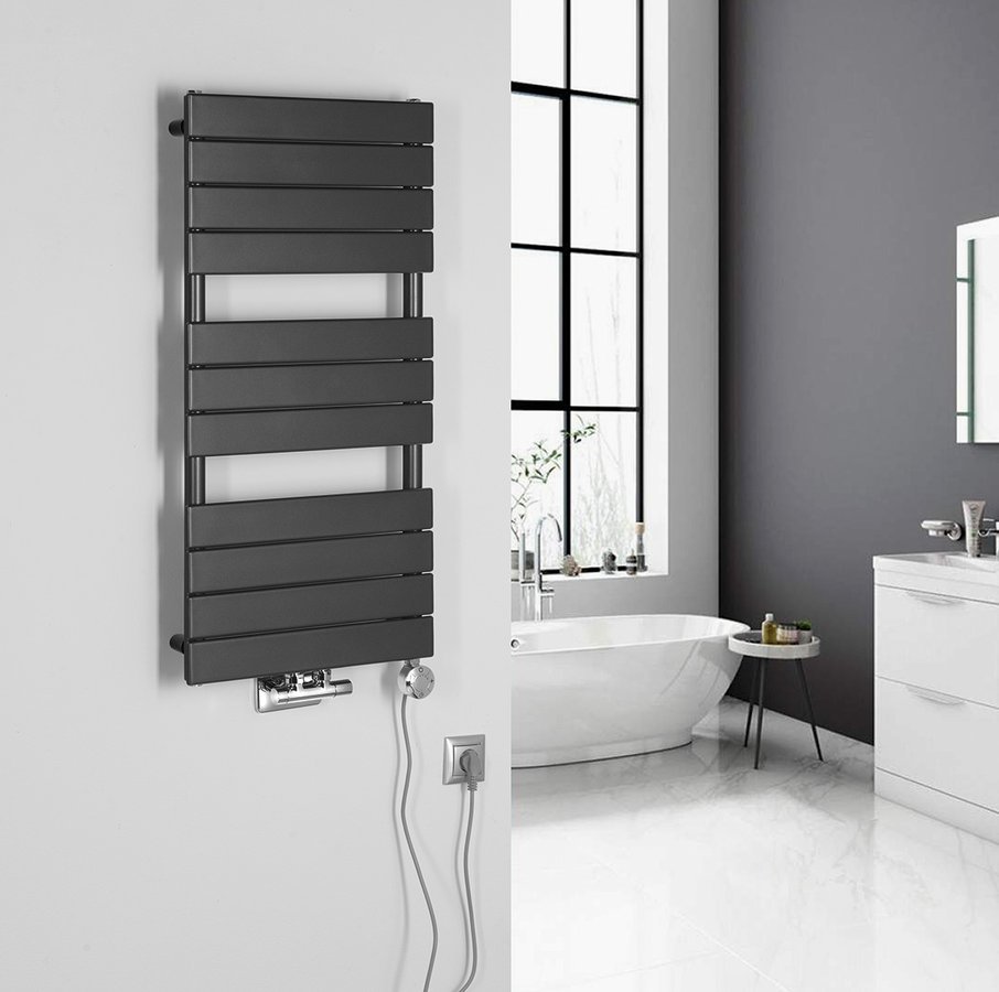 Thermal Trend D 750 x 934 kombinovaný topný žebřík, D 750/934 antracit/černá, další fotografie výrobce