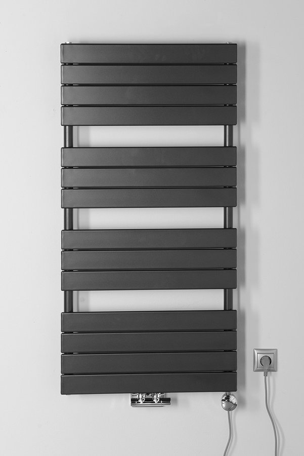 Thermal Trend D 750 x 1222 kombinovaný topný žebřík D 750/1222 antracit/černé, další fotografie výrobce