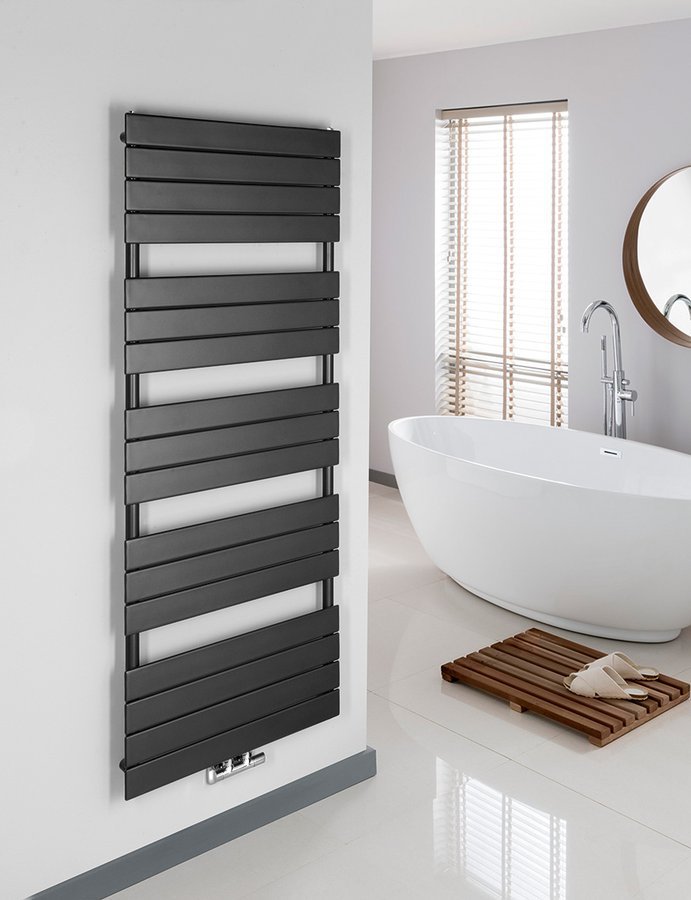 Thermal Trend D 750 x 1510 kombinovaný topný žebřík D 750/1510 antracit/černá, další fotografie výrobce