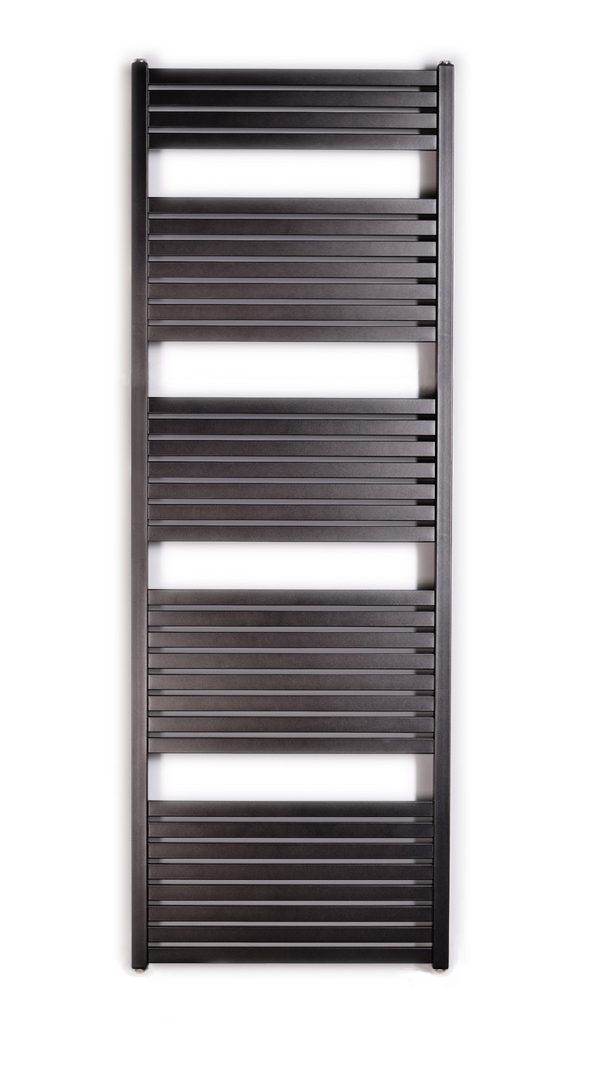 Thermal Trend KH 600 x 1850 kombinovaný topný žebřík KH 600/1850 antracit/černá, celkový pohled