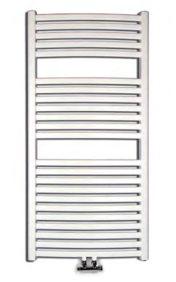Thermal Trend KM 600 x 1233 kombinovaný topný žebřík, středové připojení, celkový pohled