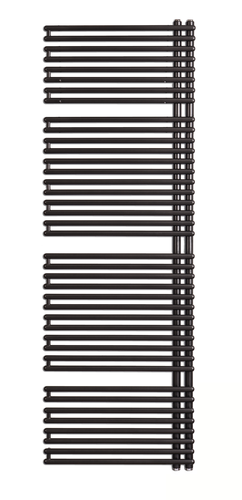 Thermal Trend HTO 746 x 1782 kombinovaný topný žebřík HTO 746/1782 antracit/černá, celkový pohled
