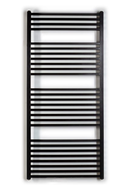 Thermal Trend KQ 750 x 1320 kombinovaný topný žebřík KQ 750/1320 antracit/černá, celkový pohled