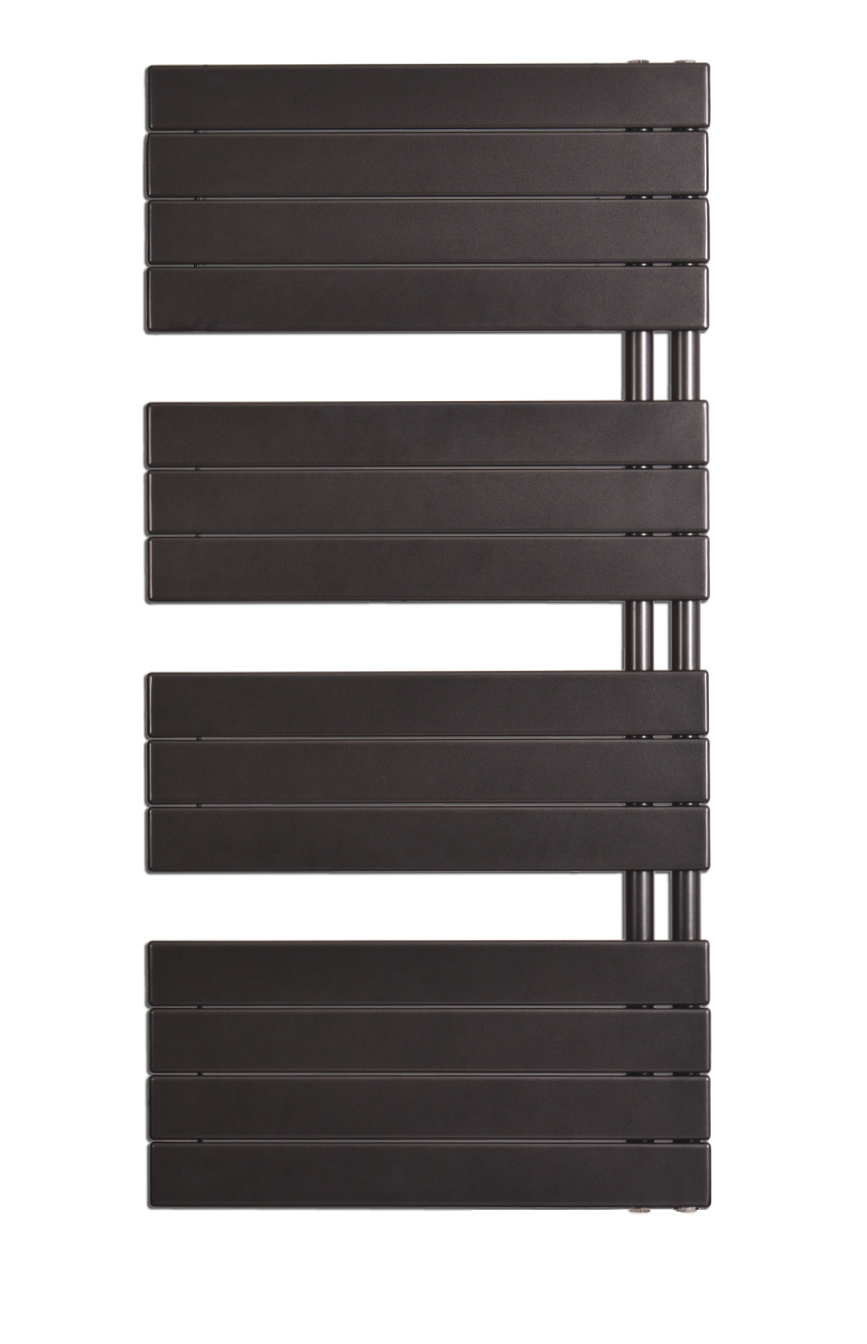 Thermal Trend DHR 600 x 1222 kombinovaný topný žebřík DHR 600/1222 antracit/černá, celkový pohled
