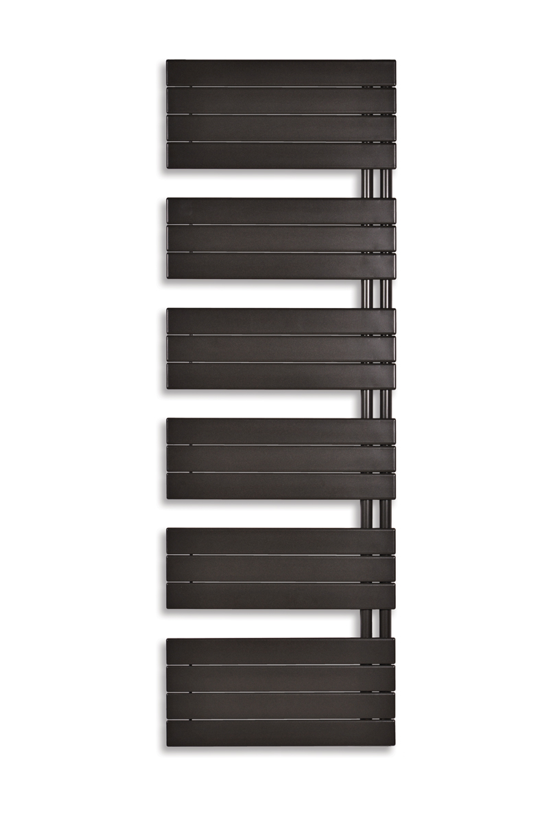 Thermal Trend DHR 600 x 1798 kombinovaný topný žebřík DHR 600/1798 antracit/černá, celkový pohled