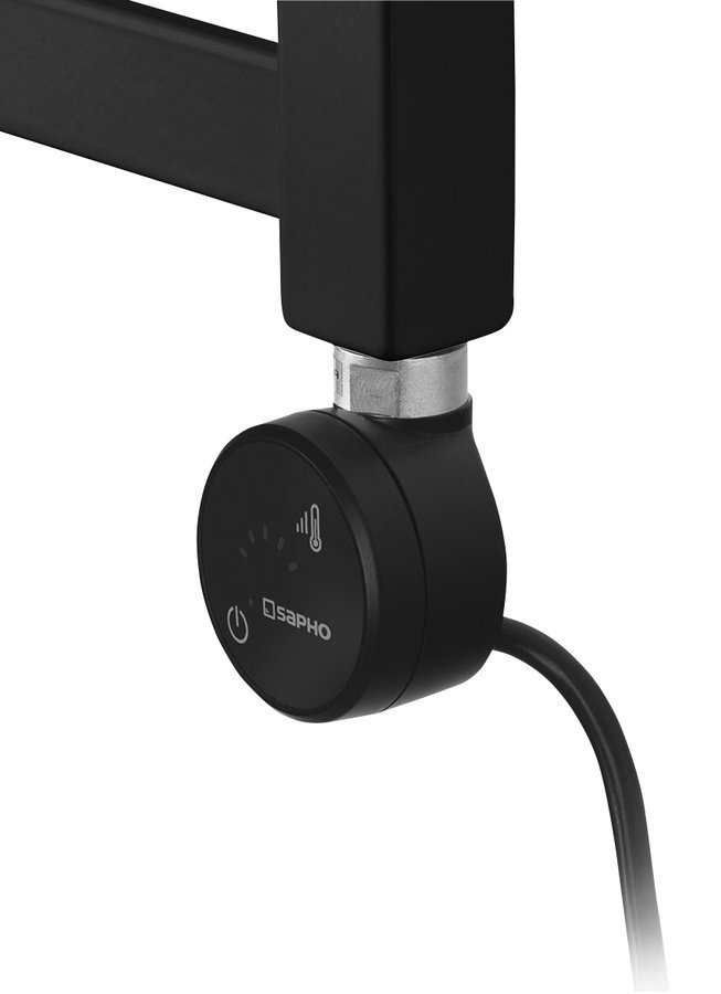Sapho MOA topná tyč s termostatem a bluetooth, 800 W, černá