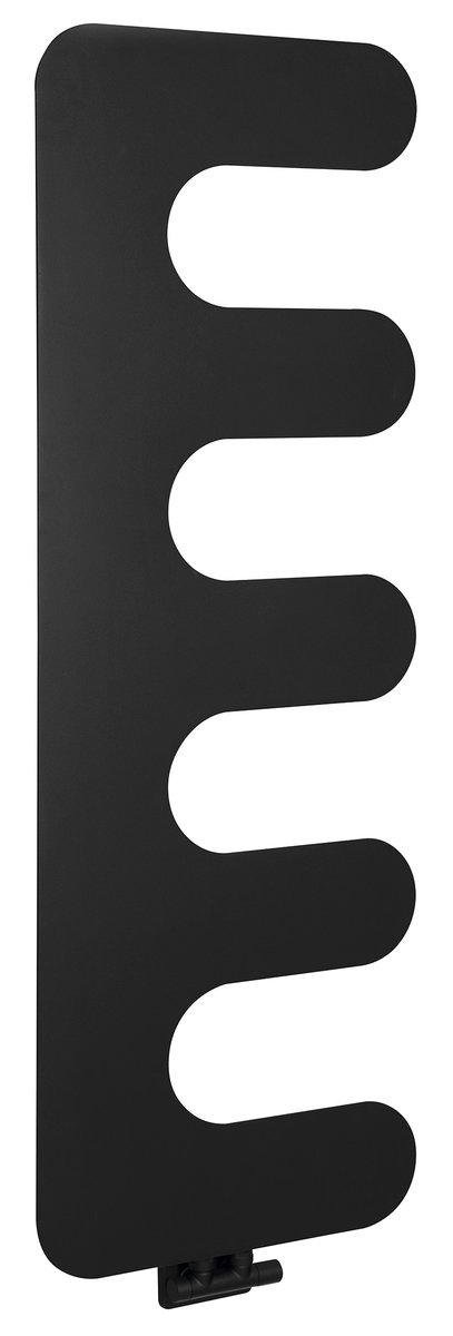Sapho EVOLLA otopné těleso 490x1390mm, černá mat, celkový pohled