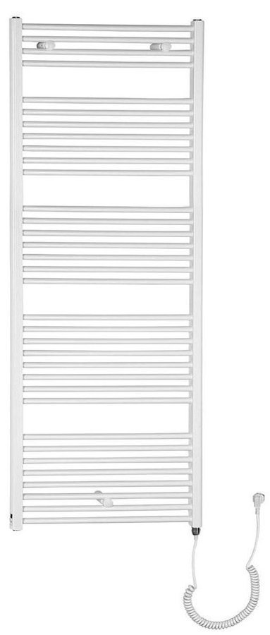 Aqualine DIRECT-E elektrické otopné těleso rovné 600x1680 mm, 800 W, bílá, celkový pohled