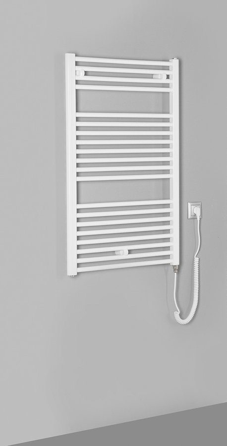 Aqualine DIRECT-E elektrické otopné těleso rovné 600x960 mm, 400 W, bílá, další fotografie výrobce