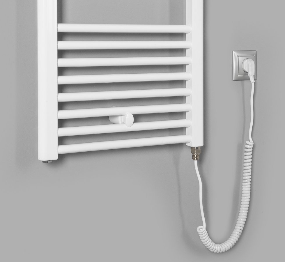 Aqualine DIRECT-E elektrické otopné těleso rovné 450x1320 mm, 400 W, bílá, další fotografie výrobce