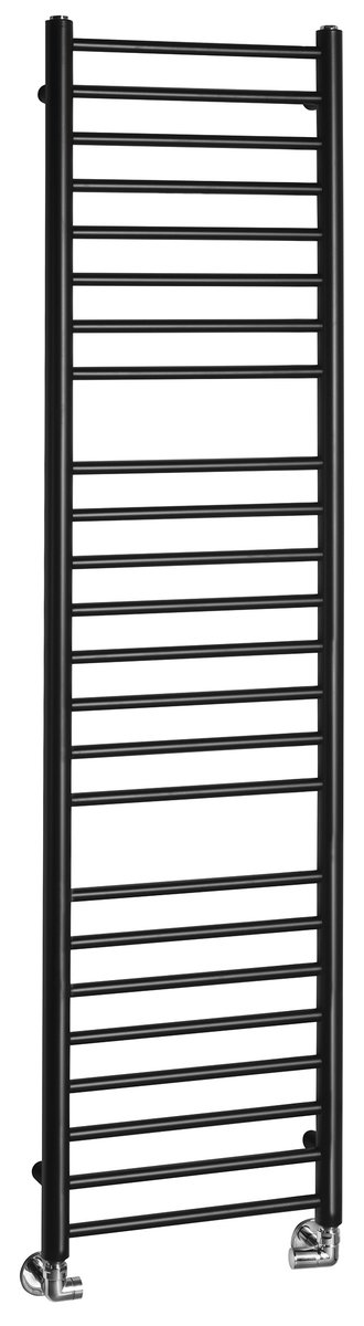 Sapho DINA otopné těleso 400x1560 mm, černá mat, celkový pohled