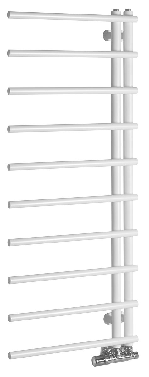 Sapho JUSTINA otopné těleso 500x1246 mm, bílá mat, celkový pohled