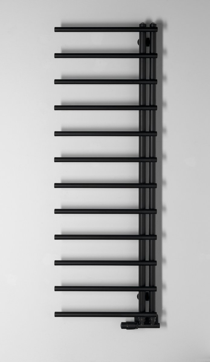 Sapho JUSTINA otopné těleso 500x1510 mm, černá mat, další fotografie výrobce