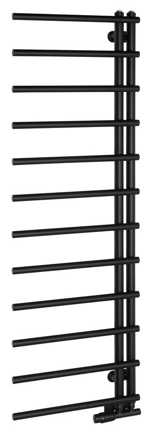 Sapho JUSTINA otopné těleso 500x1510 mm, černá mat, celkový pohled