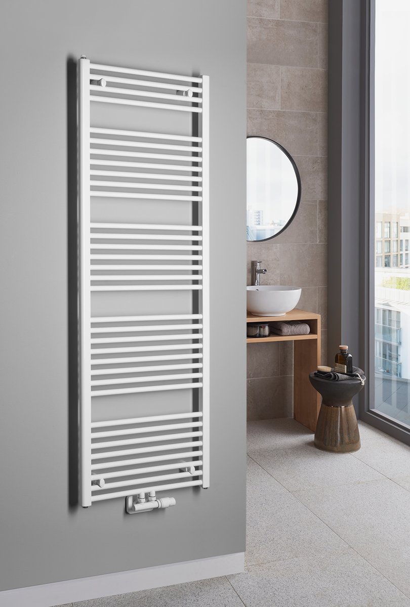 Aqualine DIRECT otopné těleso se středovým připojením, 600x1680mm, 1013 W, bílá, další fotografie výrobce