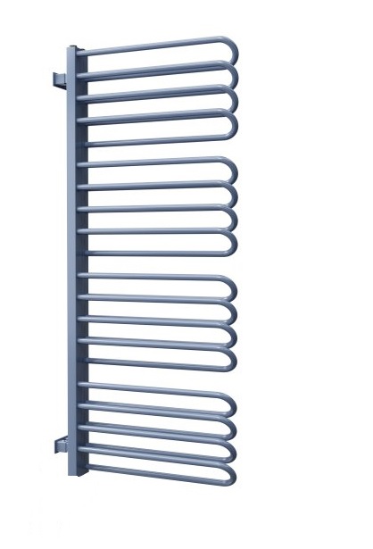 Isan Space koupelnový radiátor 820x515 mm, 482 W, do prostoru DKOS 0820 0515, celkový pohled