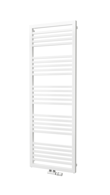 Isan Quadrat Sky Plus koupelnový radiátor 1245x600 mm, 699 W, DQSP 1245 0600, celkový pohled