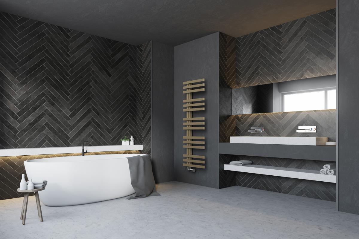 Isan Echo koupelnový radiator 1735x500 mm, 635 W, DECC17350500, další fotografie výrobce