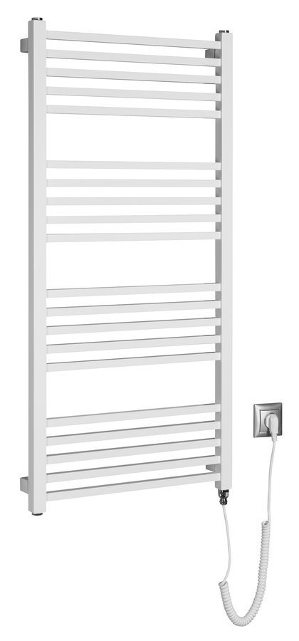 Sapho METRO-E elektrické otopné těleso rovné 500x1060mm, 400 W, bílá, celkový pohled