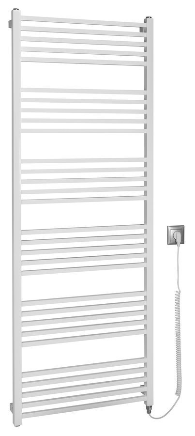 Sapho METRO-E elektrické otopné těleso rovné 600x1620mm, 800 W, bílá, celkový pohled