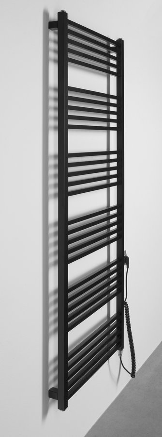Sapho METRO-E elektrické otopné těleso rovné 600x1620mm, 800 W, černá mat, další fotografie výrobce