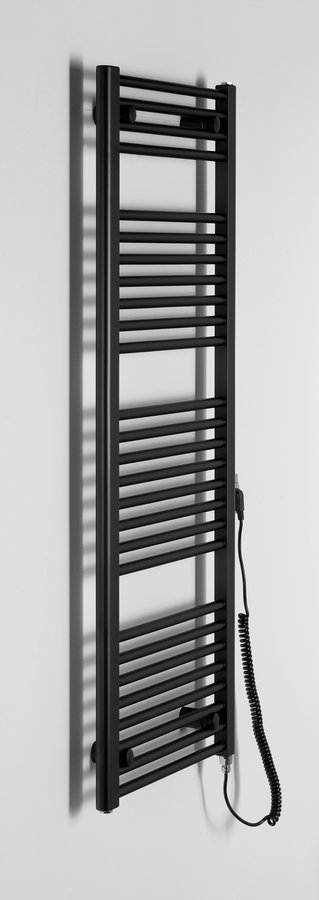 Aqualine DIRECT-E elektrické otopné těleso rovné 450x1320 mm, 400 W, černá, další fotografie výrobce