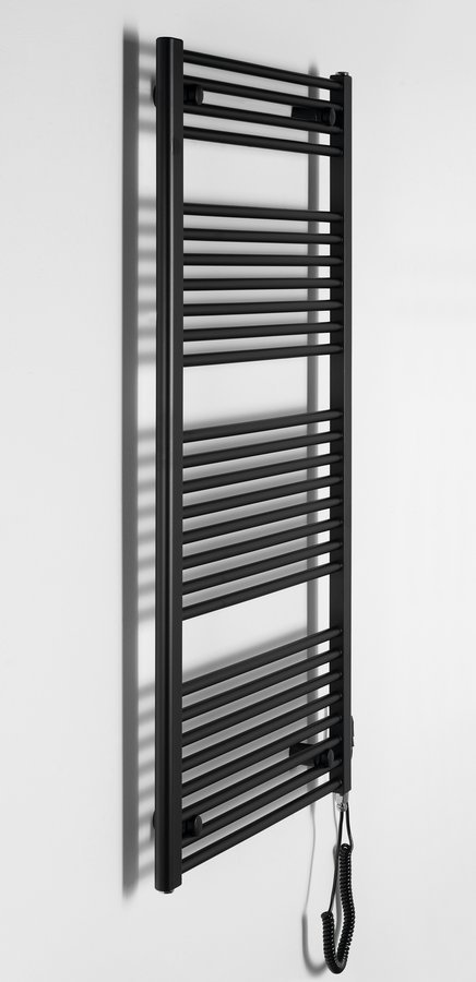 Aqualine DIRECT-E elektrické otopné těleso rovné 600x1320 mm, 600 W, černá, další fotografie výrobce