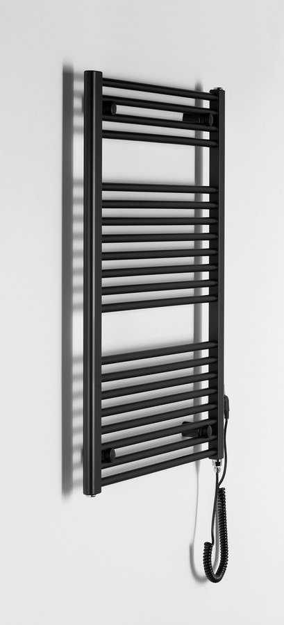 Aqualine DIRECT-E elektrické otopné těleso rovné 600x960 mm, 400 W, černá, další fotografie výrobce