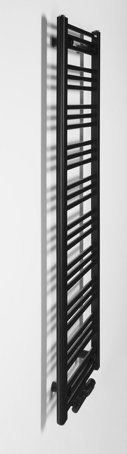 Sapho ALBRECHT otopné těleso 400x1570 mm, středové připojení, černá mat, další fotografie výrobce