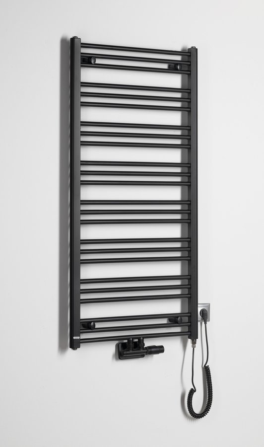 Sapho ALBRECHT otopné těleso 600x1250 mm, středové připojení, černá mat, další fotografie výrobce