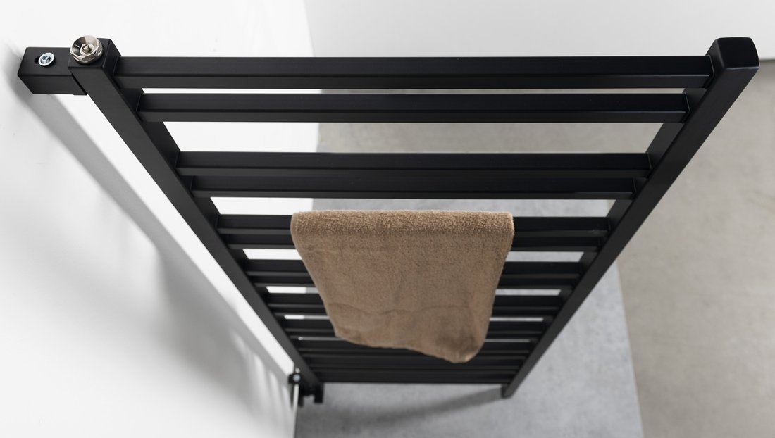 Sapho METRO SPACE otopné těleso 550x1430 mm, do prostoru, černá mat, další fotografie výrobce