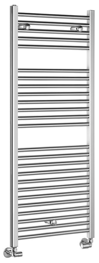 Aqualine ALYA otopné těleso rovné 500x1230mm, chrom, celkový pohled