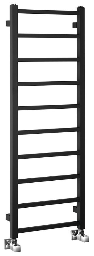 Sapho METRO LIGHT otopné těleso 400x1140 mm, černá mat, celkový pohled