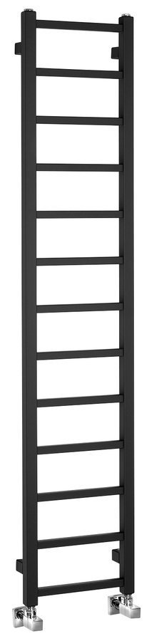 Sapho METRO LIGHT otopné těleso 300x1500 mm, černá mat, celkový pohled