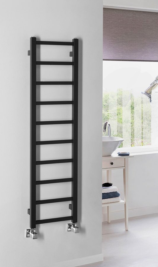 Sapho METRO LIGHT otopné těleso 300x1140 mm, černá mat, další fotografie výrobce