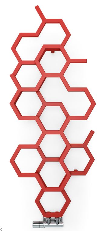 Terma Hex designový koupelnový radiátor, další fotografie výrobce